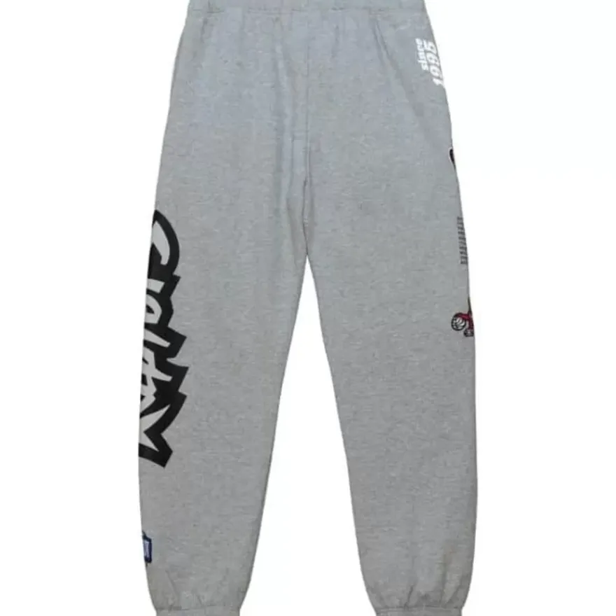 Mitchell & Ness Pants-Team Origins Fleece Pant Toronto Raptors