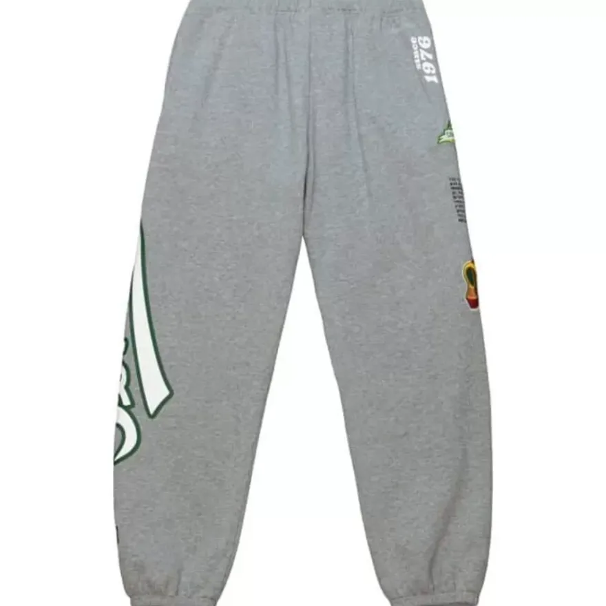 Mitchell & Ness Pants-Team Origins Fleece Pant Seattle Supersonics