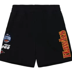 Mitchell & Ness Shorts-Team Origins Fleece Short Atlanta Hawks