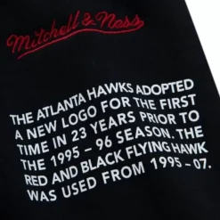 Mitchell & Ness Shorts-Team Origins Fleece Short Atlanta Hawks