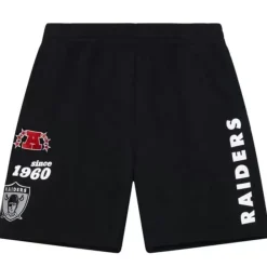 Mitchell & Ness Shorts-Team Origins Fleece Short Oakland Raiders