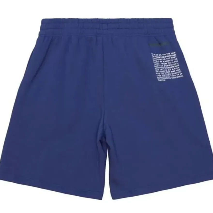 Mitchell & Ness Shorts-Team Origins Fleece Short Milwaukee Bucks