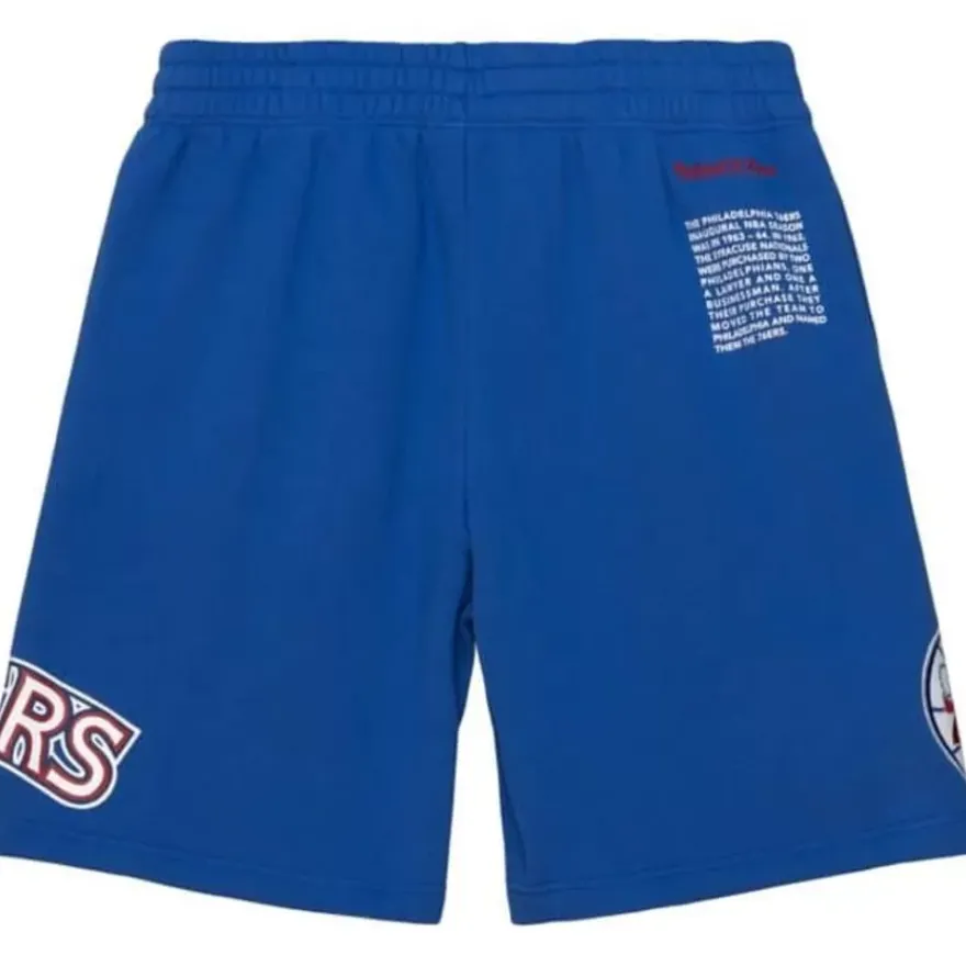 Mitchell & Ness Shorts-Team Origins Fleece Short Philadelphia 76Ers
