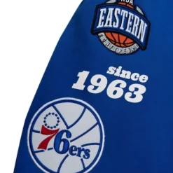 Mitchell & Ness Shorts-Team Origins Fleece Short Philadelphia 76Ers