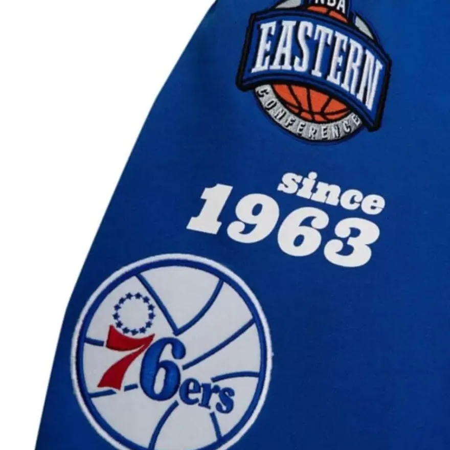 Mitchell & Ness Shorts-Team Origins Fleece Short Philadelphia 76Ers