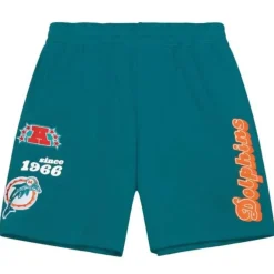Mitchell & Ness Shorts-Team Origins Fleece Short Miami Dolphins