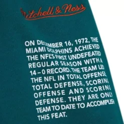 Mitchell & Ness Shorts-Team Origins Fleece Short Miami Dolphins