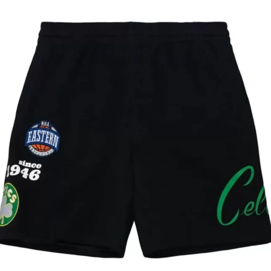 Mitchell & Ness Shorts-Team Origins Fleece Short Boston Celtics