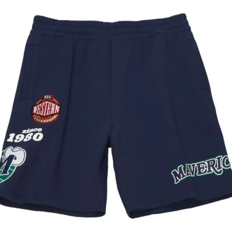 Mitchell & Ness Shorts-Team Origins Fleece Short Dallas Mavericks
