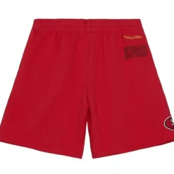 Mitchell & Ness Shorts-Team Origins Fleece Short San Francisco 49Ers