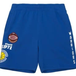 Mitchell & Ness Shorts-Team Origins Fleece Short Golden State Warriors