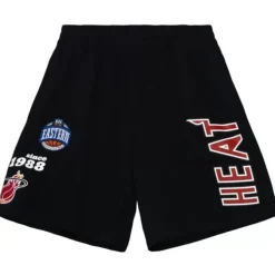 Mitchell & Ness Shorts-Team Origins Fleece Short Miami Heat