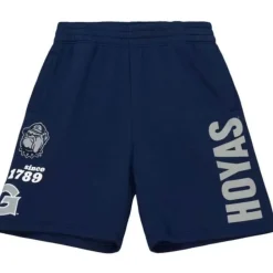 Mitchell & Ness Shorts-Team Origins Fleece Short Georgetown University