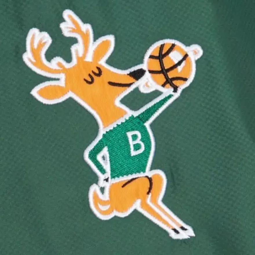 Mitchell & Ness Jackets & Outerwear-Team Origins Pullover Anorak Milwaukee Bucks