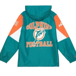 Mitchell & Ness Jackets & Outerwear-Team Origins Pullover Anorak Miami Dolphins