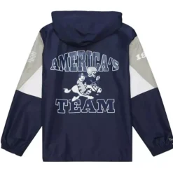 Mitchell & Ness Jackets & Outerwear-Team Origins Pullover Anorak Dallas Cowboys