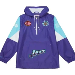 Mitchell & Ness Jackets & Outerwear-Team Origins Pullover Anorak Utah Jazz