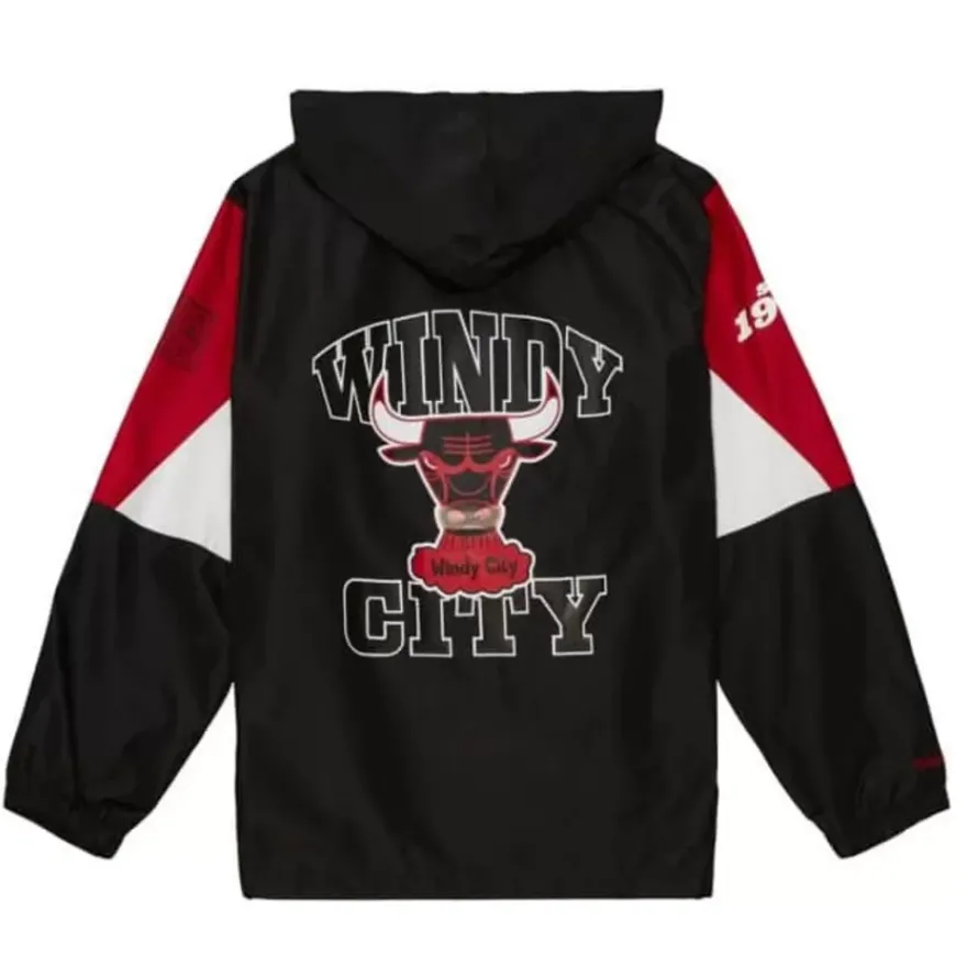 Mitchell & Ness Jackets & Outerwear-Team Origins Pullover Anorak Chicago Bulls
