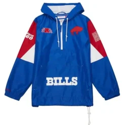 Mitchell & Ness Jackets & Outerwear-Team Origins Pullover Anorak Buffalo Bills