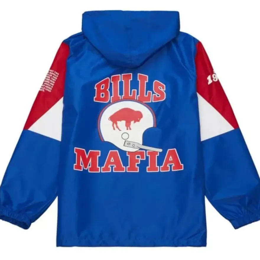 Mitchell & Ness Jackets & Outerwear-Team Origins Pullover Anorak Buffalo Bills