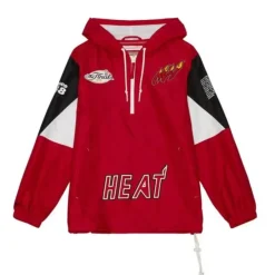 Mitchell & Ness Jackets & Outerwear-Team Origins Pullover Anorak Miami Heat