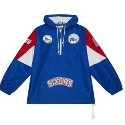 Mitchell & Ness Jackets & Outerwear-Team Origins Pullover Anorak Philadelphia 76Ers