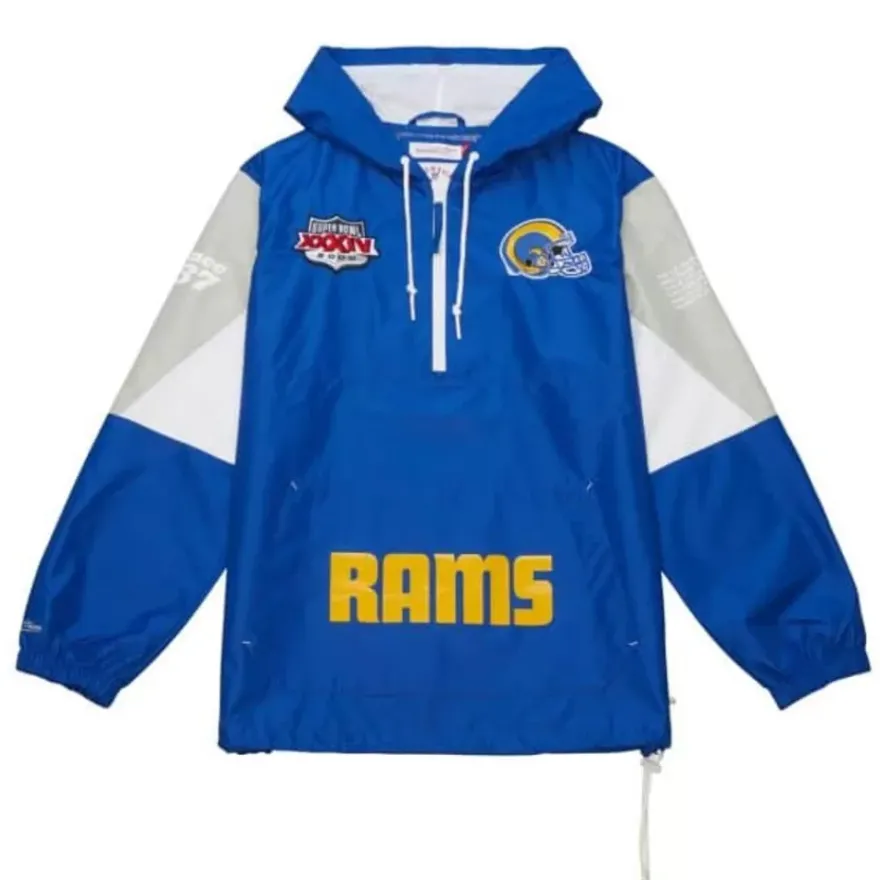 Mitchell & Ness Jackets & Outerwear-Team Origins Pullover Anorak Los Angeles Rams