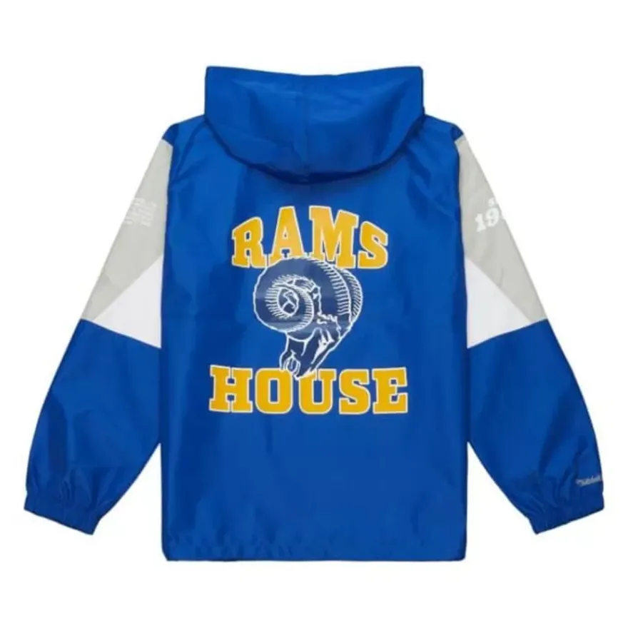 Mitchell & Ness Jackets & Outerwear-Team Origins Pullover Anorak Los Angeles Rams