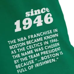 Mitchell & Ness T-Shirts & Tops-Team Origins S/S Top Boston Celtics