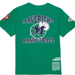Mitchell & Ness T-Shirts & Tops-Team Origins S/S Top Dallas Mavericks