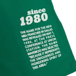 Mitchell & Ness T-Shirts & Tops-Team Origins S/S Top Dallas Mavericks