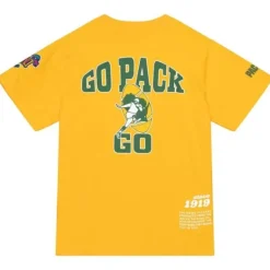 Mitchell & Ness T-Shirts & Tops-Team Origins S/S Top Green Bay Packers