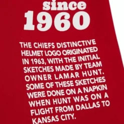 Mitchell & Ness T-Shirts & Tops-Team Origins S/S Top Kansas City Chiefs