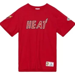 Mitchell & Ness T-Shirts & Tops-Team Origins S/S Top Miami Heat