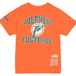 Mitchell & Ness T-Shirts & Tops-Team Origins S/S Top Miami Dolphins
