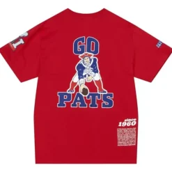 Mitchell & Ness T-Shirts & Tops-Team Origins S/S Top New England Patriots