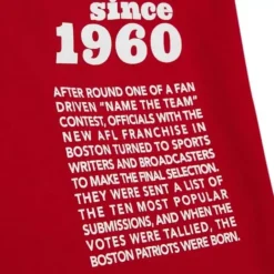 Mitchell & Ness T-Shirts & Tops-Team Origins S/S Top New England Patriots