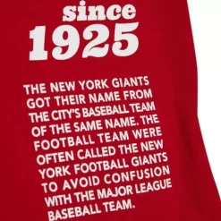 Mitchell & Ness T-Shirts & Tops-Team Origins S/S Top New York Giants