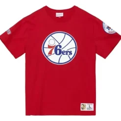 Mitchell & Ness T-Shirts & Tops-Team Origins S/S Top Philadelphia 76Ers