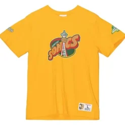 Mitchell & Ness T-Shirts & Tops-Team Origins S/S Top Seattle Supersonics