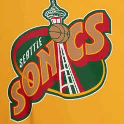 Mitchell & Ness T-Shirts & Tops-Team Origins S/S Top Seattle Supersonics