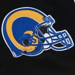 Mitchell & Ness Jackets & Outerwear-Team Origins Varsity Satin Jacket Los Angeles Rams