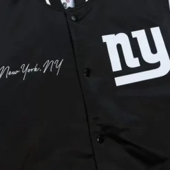 Mitchell & Ness Jackets & Outerwear-Team Origins Varsity Satin Jacket New York Giants