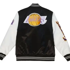 Mitchell & Ness Jackets & Outerwear-Team Origins Varsity Satin Jacket Los Angeles Lakers