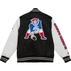 Mitchell & Ness Jackets & Outerwear-Team Origins Varsity Satin Jacket New England Patriots