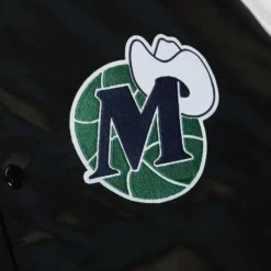 Mitchell & Ness Jackets & Outerwear-Team Origins Varsity Satin Jacket Dallas Mavericks