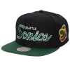 Mitchell & Ness Snapback-Team Script 2.0 Snapback Hwc Seattle Supersonics