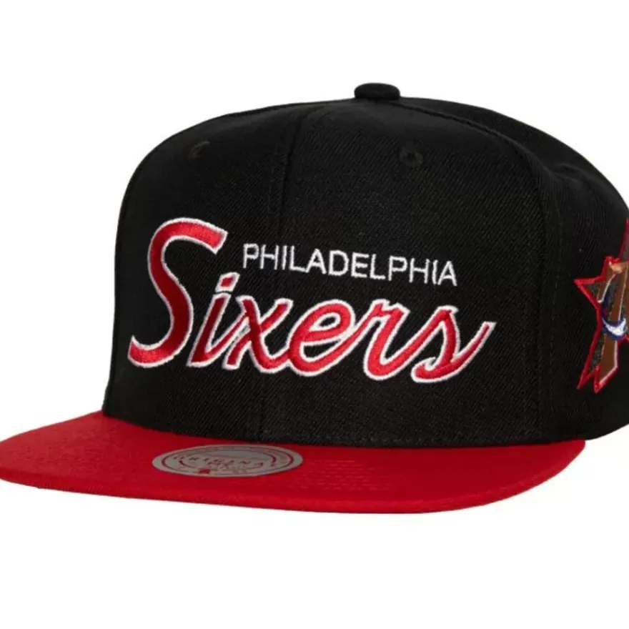 Mitchell & Ness Snapback-Team Script 2.0 Snapback Hwc Philadelphia 76Ers
