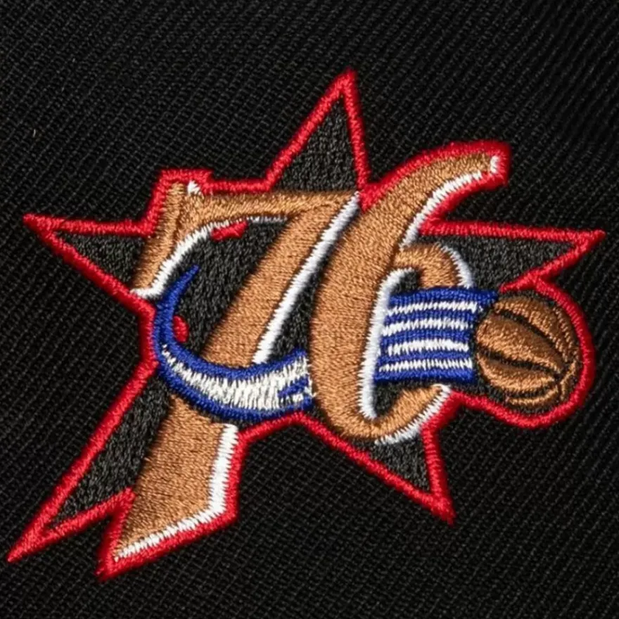 Mitchell & Ness Snapback-Team Script 2.0 Snapback Hwc Philadelphia 76Ers