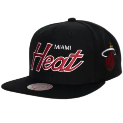 Mitchell & Ness Snapback-Team Script 2.0 Snapback Miami Heat